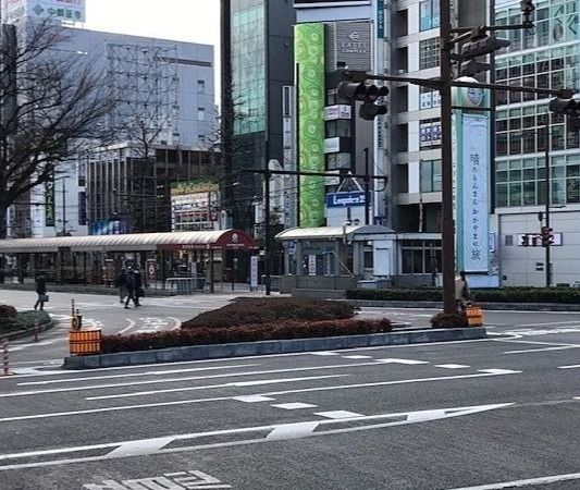 岡山駅前広場の噴水は補修済